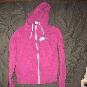 Pink nike sweatshirt